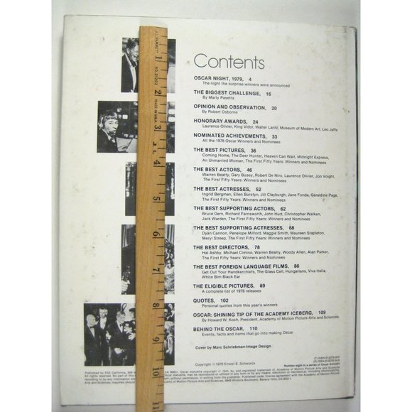 Academy Awards Oscar 1979 Cooper Deer Hunter Warren Beatty De Niro Paperback - Picture 10 of 10